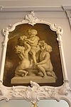Schouw Frans Hals Museum 02.JPG -  Schouw Frans Hals Museum  Over-the-mantel piece in the Frans Hals Museum, based on the sculpture 