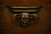 Koorbankje monnik kop -  Choir stalls of Grote of Sint-Bavokerk (Haarlem) 