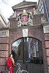 Haarlem-poort-oude-pesthuis -  Vormalige Poort Pesthuis (naast voorm. Magdalena klooster), Kinderhuisvest, Haarlem.