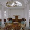interieur, overzicht NAAR HET OOSTEN MET PREEKSTOEL