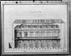 Lengtedoorsnede Ovale zaal, tekening door L. Viervant, in het Teylers Museum - Haarlem - 20096589 - RCE -  Teylerstichting: Lengtedoorsnede Ovale zaal, tekening door L. Viervant, in het Teylers Museum 