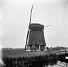Watermolen van de polder Veenhuizen na stormramp 11-2-1974. - Heerhugowaard - 20238970 - RCE -  Veenhuizermolen: watermolen van de polder Veenhuizen na stormramp 11-2-1974. 