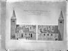 Zuid en noordgevel naar tekening - Den Oever - 20174989 - RCE -  Nederlands Hervormde Kerk: zuid en noordgevel naar tekening 