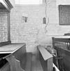 Detail muurwerk zuid-oost hoek van het interieur - Den Oever - 20175009 - RCE -  Nederlands Hervormde Kerk: detail muurwerk zuid-oost hoek van het interieur 