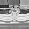 Interieur detail rococo lijstwerk achterkamer begane grond. - Hoorn - 20116502 - RCE -  interieur detail rococo lijstwerk achterkamer begane grond. 