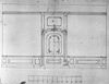 Tekening regentenkamer - Hoorn - 20116081 - RCE -  St.Pietershof: tekening regentenkamer 