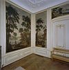 Interieur, gedeelte linker voorkamer, schilderingen op doek, voor restauratie - Hoorn - 20345827 - RCE -  Kantongerecht: Interieur, gedeelte linker voorkamer, schilderingen op doek, voor restauratie 