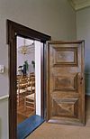 Interieur, deur van consistorie naar kerkzaal - Hoorn - 20349981 - RCE -  FOREESTENHUIS: Interieur, deur van consistorie naar kerkzaal 