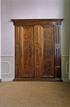 Interieur consistoriekamer, gerestaureerd kastwand - Hoorn - 20349977 - RCE -  FOREESTENHUIS: Interieur consistoriekamer, gerestaureerd kastwand 