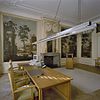 Interieur, overzicht linker voorkamer, schilderingen op doek, voor restauratie - Hoorn - 20345823 - RCE -  Kantongerecht: Interieur, overzicht linker voorkamer, schilderingen op doek, voor restauratie 