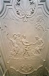 Interieur hal, overzicht stucplafond - Hoorn - 20349972 - RCE -  FOREESTENHUIS: Interieur hal, overzicht stucplafond 