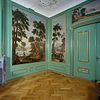Interieur, gedeelte linker voorkamer, beschilderingen op doek, na restauratie - Hoorn - 20345847 - RCE -  Kantongerecht: Interieur, gedeelte linker voorkamer, beschilderingen op doek, na restauratie 