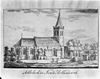 Naar tekening Schoenmaker in verzameling K.O.C. A'dam - Abbekerk - 20004066 - RCE -  N.H.Kerk: naar tekening Schoenmaker in verzameling K.O.C. A'dam 
