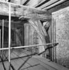 Eerste balk van toren korbeelstel zuidzijde-westzijde - Naarden - 20162210 - RCE -  Nederlands Hervormde Grote Kerk (Sint Vituskerk): Eerste balk van toren korbeelstel zuidzijde-westzijde 