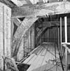 2e balk van toren korbeelstel zuid-oostzijde. - Naarden - 20162226 - RCE -  Nederlands Hervormde Grote Kerk (Sint Vituskerk): 2e balk van toren korbeelstel zuid-oostzijde. 