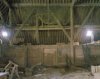 Interieur, vierkant met dwarsbeschot en links uitgebouwde bedstede