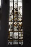 Interieur, overzicht gebrandschilderd glas - Schermerhorn - 20265474 - RCE -  Nederlands Hervormde Kerk: Interieur, overzicht gebrandschilderd glas 