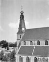 Torenspits vanuit 't zuiden - Weesp - 20252284 - RCE -  Nederlands Hervormde Kerk: torenspits vanuit 't zuiden 