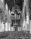 Interieur met orgelfront - Weesp - 20252291 - RCE -  Nederlands Hervormde Kerk: interieur met orgelfront 