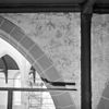 Schildering boven scheiboog in noordelijk zijschip 14 - Weesp - 20252261 - RCE -  Nederlands Hervormde Kerk: schildering boven scheiboog in noordelijk zijschip 14 