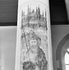 Detail schildering op kolom - Weesp - 20252275 - RCE -  Nederlands Hervormde Kerk: detail schildering op kolom 