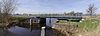 's-Gravelandsevaart 005 -  Draaibrug over de 's-Gravelandsevaart bij de samenvloeiing met de Utrechtse Vecht bij het Fort bij Uitermeer  Drehbrücke über den Kanal 's-Gravelandsevaart an der Mündung in die Utrechtsche Vecht bei Weesp