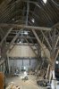 Interieur, overzicht stal, tijdens verbouwing