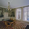 Interieur, overzicht zaal met geschilderde behangsels, na restauratie - Deventer - 20338110 - RCE -  Behangsel: Interieur, overzicht zaal met geschilderde behangsels, na restauratie 