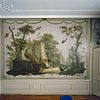Interieur overzicht zaal met geschilderde behangsels, na restauratie - Deventer - 20338112 - RCE -  Behangsel: Interieur overzicht zaal met geschilderde behangsels, na restauratie 