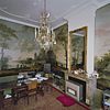 Interieur rechter voorkamer, geschilderde behangsels, na restauratie - Deventer - 20337648 - RCE -  Behangsel: Interieur rechter voorkamer, geschilderde behangsels, na restauratie 
