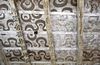 INTERIEUR, PLAFOND, BESCHILDERDE BALKEN, DETAIL - Deventer - 20261341 - RCE -  Boterwaag: INTERIEUR, PLAFOND, BESCHILDERDE BALKEN, DETAIL 