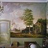 Interieur rechter voorkamer, geschilderde behangsels, na restauratie - Deventer - 20337645 - RCE -  Behangsel: Interieur rechter voorkamer, geschilderde behangsels, na restauratie 
