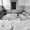 Opgraving in de voormalige raadzaal, overzicht gezien naar het zuid-westen - Deventer - 20054429 - RCE -  Stadhuis: opgraving in de voormalige raadzaal, overzicht gezien naar het zuid-westen 