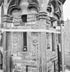 Detail noordwesttoren, tijdens restauratie - Deventer - 20336258 - RCE -  Waag: Detail noordwesttoren, tijdens restauratie 