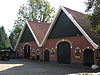 Boerderij van landgoed Het Stroot - Noordgevel - RM 510587.JPG -  Boerderij van het hallehuistype met tweekapsschuur onder met rode hollandse pannen gedekt zadeldak. Bouwjaar 1917. Onderdeel van Landgoed 