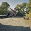 Overzicht achtergevel boerderij