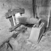 Interieur van watergedreven molen met onderslagrad, wateras - Haaksbergen - 20283565 - RCE -  Oostendorperwatermolen: Interieur van watergedreven molen met onderslagrad, wateras 