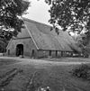 Overzicht van de achtergevel met baander en van de linker zijgevel van de boerderij - Haaksbergen - 20095242 - RCE -  Brummelhoes: Overzicht van de achtergevel met baander en van de linker zijgevel van de boerderij 