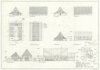 gevels, pl.grond, verdieping, drsn. 1:100, situatie 1:500