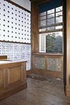 INTERIEUR, EERSTE VERDIEPING, BADKAMER, TEGELWAND - Ambt Delden - 20260162 - RCE -  KASTEEL TWICKEL: INTERIEUR, EERSTE VERDIEPING, BADKAMER, TEGELWAND 