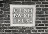 Gevelsteen in het achterhuis:GI.NH-BW.NH-1815 :Gerrit Jan Nij Huis-Berendina Wilhelmina KevelHam-1815
