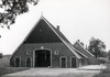 Overzicht achterzijde boerderij met achterbaander
