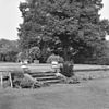Noordelijke keermuur van en trap naar de oostelijke parterre - Markelo - 20150645 - RCE -  Huis Weldam: Noordelijke keermuur van en trap naar de oostelijke parterre 