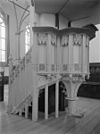 Interieur, preekstoel - Kampen - 20122230 - RCE -  Boven- of St. Nicolaaskerk: Interieur, preekstoel 