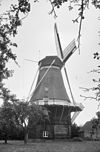 Korenmolen van opzij gefotografeerd - Marle - 20151130 - RCE -  De Vlijt: Korenmolen van opzij gefotografeerd 