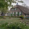 Overzicht voorgevel boerderij - Rouveen - 20330227 - RCE -  Overzicht voorgevel boerderij (opmerking: Thema van deze opdracht: kleur op en in Staphorster boerderijen) 