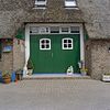 Inspringende baanderdeuren - Rouveen - 20330229 - RCE -  Inspringende baanderdeuren (opmerking: Thema van deze opdracht: kleur op en in Staphorster boerderijen) 