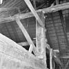 Interieur, deel, gebint, detail - Rouveen - 20001833 - RCE -  Langhuisboerderij/ Gebint: Interieur, deel, gebint, detail 