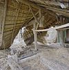 Interieur voorhuis gezien naar achteren - Staphorst - 20348481 - RCE -  Boerderijen: Interieur voorhuis gezien naar achteren 