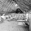 Interieur schuur, overzicht kapconstructie - Staphorst - 20350030 - RCE -  Boerderijen/ Schuur: Interieur schuur, overzicht kapconstructie 